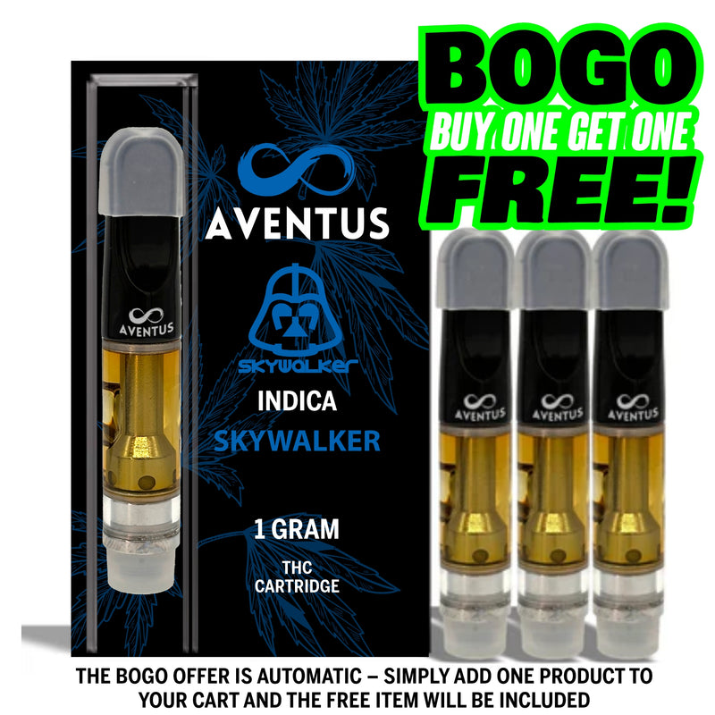 THC SKYWALKER Full Spectrum 510 Thread Vape Cartridge 1000mg 1 gram