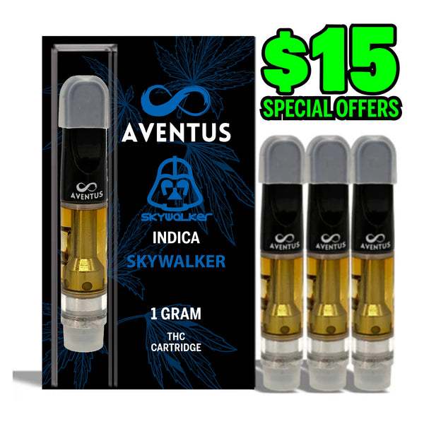 THC SKYWALKER Full Spectrum 510 Thread Vape Cartridge 1000mg 1 gram