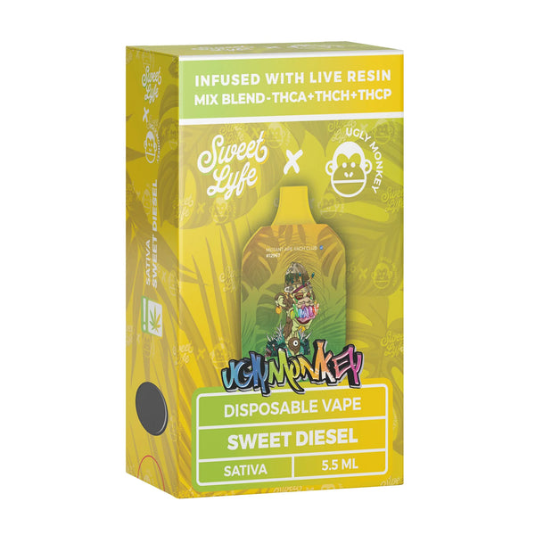 5.5ML Disposable Sweet Lyfe - THCA+THCH+THCP - Sweet Diesel - Sativa