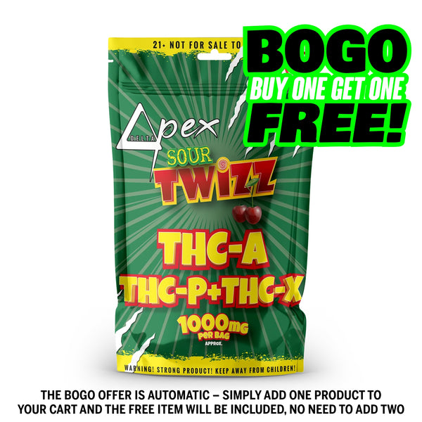 Cherry Twizz Sour THC-A + THC-P + THC-X 1000mg