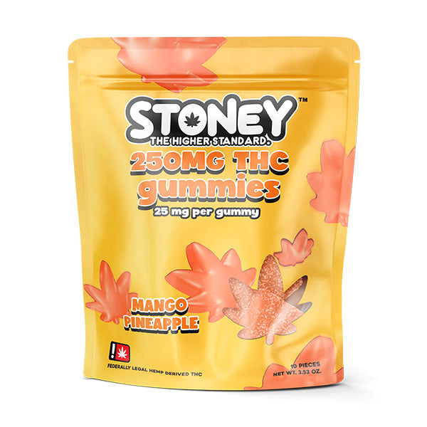 Stoney Delta 9 250mg THC Gummies Mango Pineapple