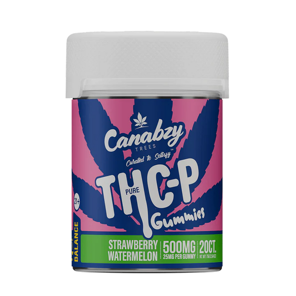 Canabzy THC-P Pure Gummies 500mg 20ct - Strawberry Watermelon