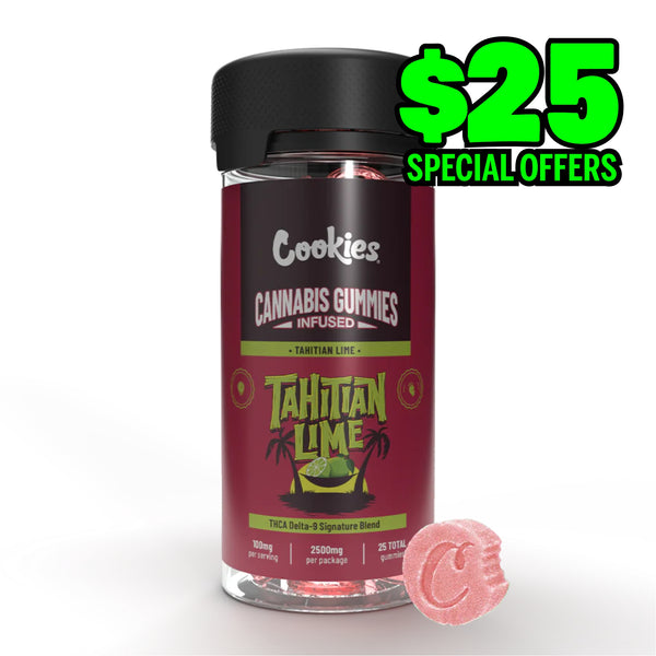 Cookies THCA Delta 9 Signature Blend Gummies 2500MG - Tahitian Lime