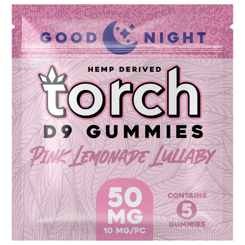 Torch Delta-9 Delta 9 Gummies 50mg -   Pink Lemonade Lullaby
