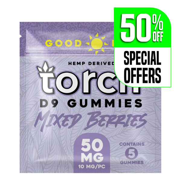 Torch Delta-9 Delta 9 Gummies 50mg -  Mixed Berries