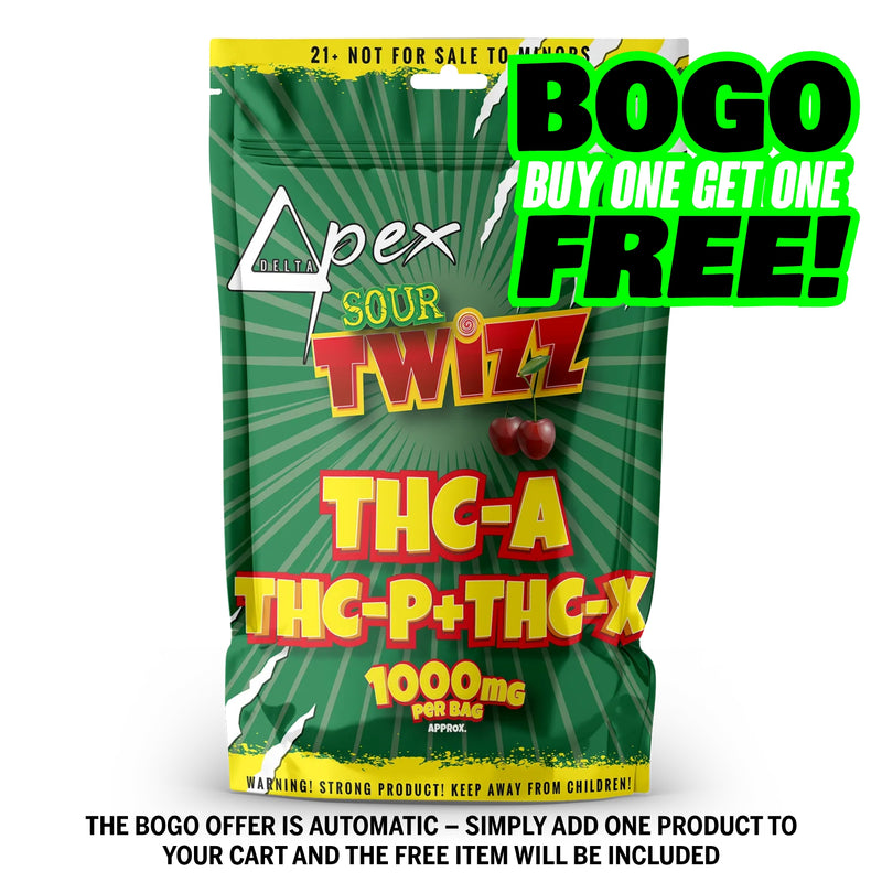 Cherry Twizz Sour THC-A + THC-P + THC-X 1000mg