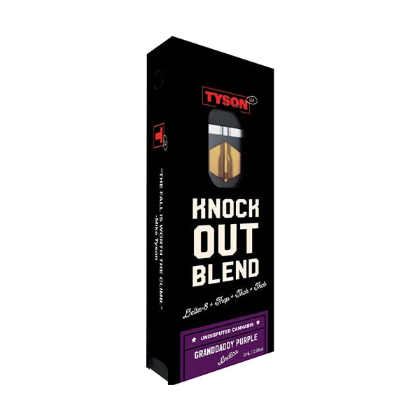 Tyson 2.0 Undisputed Knock Out Blend Disposable - granddaddy purple Indica