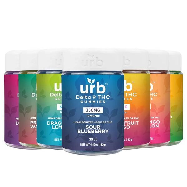 urb Delta 9 THC Gummies - 350mg Passion Fruit Mango