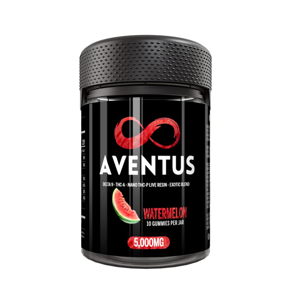Aventus8 Exotic Blend Gummies – Watermelon (5,000mg, 10ct Jar)