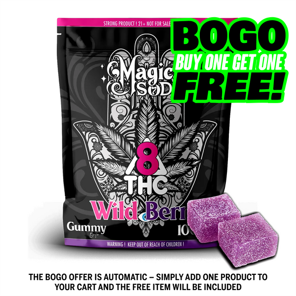 MAGICSOD D8 THC Wild Berry Gummies (5pcs)