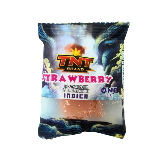 TNT Brand THCP THCA 200mg One Pack Gummy
