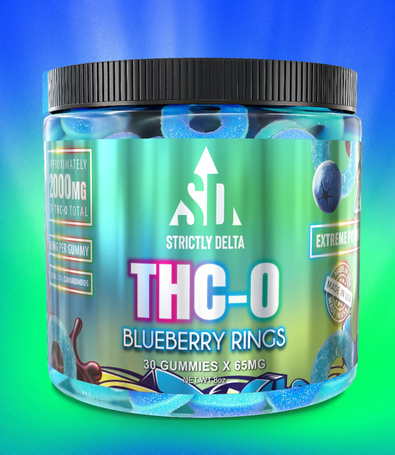 THC-O GUMMIES BLUEBERRY RINGS